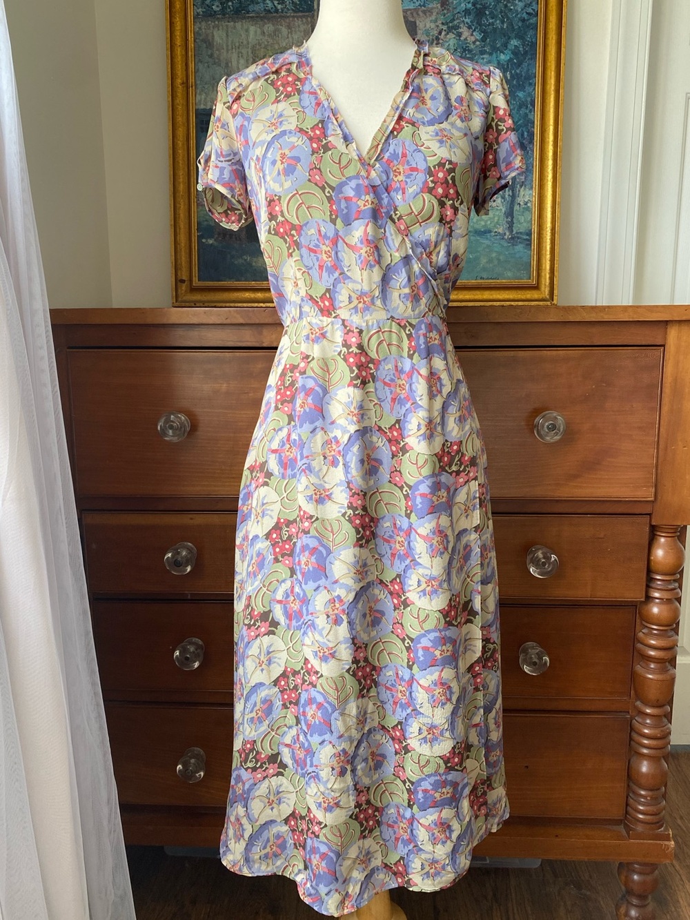 Sundance Silk Wrap Dress size 8 petite